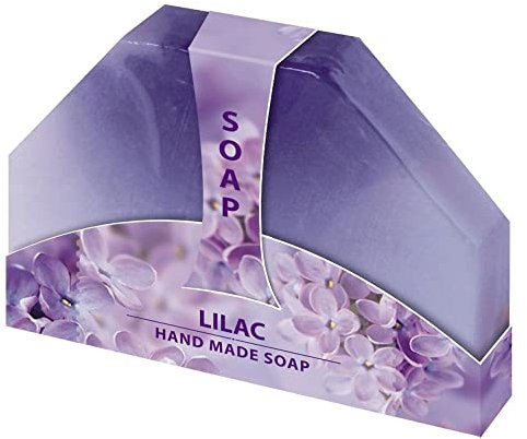 Jabón de glicerina lila hecho a mano 80g Biofresh