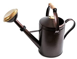 GARDEN TOOL BROTHERS Gießkanne British Can Nice 5 Liter in Kupfer-Hammerschlag-Lackierung