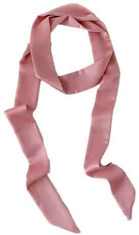 GIMIRO Damen Satin Gürtel 5cm x 195cm Band Imitated Silk Lange Schal Kleid Bund Hut Zubehör
