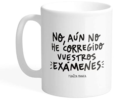 Pedrita Parker Taza Profesores - Taza café Corregir exámenes - Taza cerámica de 33cl