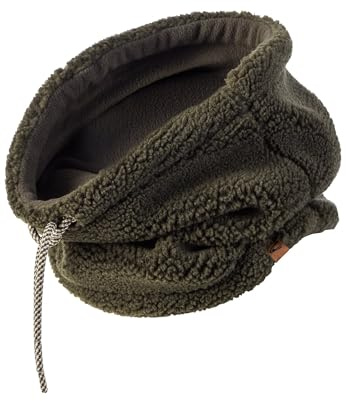 camel active Damen Tunnelschal aus weichem Polyester Dunkelgrün, womenswear-OS