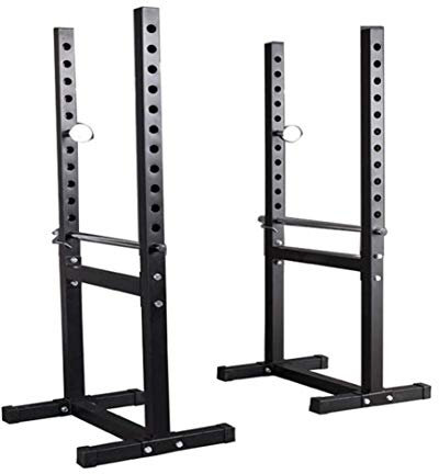 KOOFUR Split Squat Rack, Verstellbares Langhantel-Rack, Bankdrück-Rack, Krafttrainingsgerät, Heimfitnessgerät, Krafttrainingsgerät, Höhenverstellbar