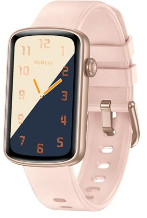 HUAKUA Smartwatch Damen 1.47 Zoll Touchscreen Fitness Tracker Schrittzähler Uhr mit Menstruationszyklus Pulsuhr SpO2 Messung Schlafüberwachung Sportuhr IP68 Wasserdicht für Android iOS Handy