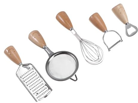 FELTECHELECTR 5stücke Eierschläger Weinöffner Set Mit Schneebesen Und Küchenwerkzeug Aus Für Küchengeschirr Und Küchenbedarf