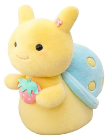 AQCQDQ Schnecke Plüschtier, Kuscheltier Schnecke Plüschpuppe, zum Kuscheln und Spielen Kuscheltiere Geschenk für Kinder Mädchen (22 cm,Blau)