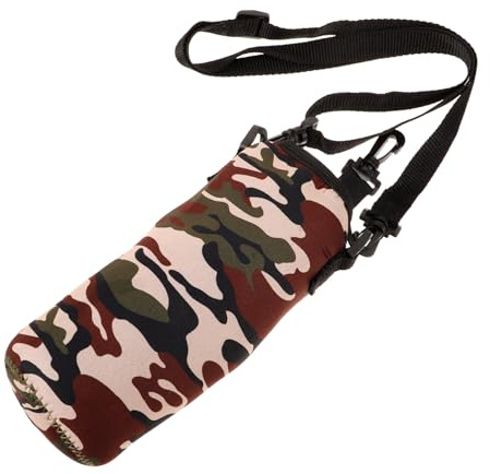Toddmomy Housse Bouteille Néoprène et Portable Protection Souple et Durable pour Gourde Eau avec Sangle Ajustable pour Randonnée et Usage