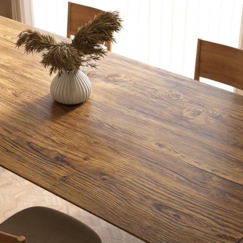 Stickyart Möbelfolie Holzoptik Klebefolie Braun Holz Vintage 60cmX400cm Folie Für Möbel Eiche Rustikal Klebefolie Küche Arbeitsplatte Selbstklebende Tapete Küchenrückwand Tischfolie Wasserdicht Vinyl