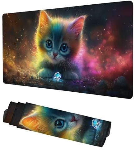Alfombrilla Ratón Colorido Mouse Pad 1000x400x3mm Alfombrilla Gaming Animal Desk Mat, Protector Escritorio, Accesorios Gaming, Mejora Precisión y Velocidad, para PC Gamer, Portátil, Oficina, f-15