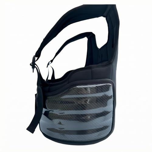 MFMEXUL Equipo de para Carreras Protector de Torso Karting Vestimenta Deportiva Absorción de Impactos Cierre Ajustable Tejido Transpirable Diseño Adecuado , S Pequeño Busto 75-85 , Talla Única