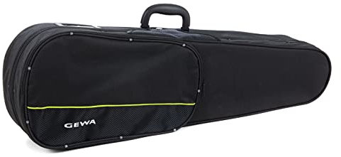 GEWA Violin Formetui Aspirante 1/2, schwarz, gepolsterte Schwebelagerung, wasserabweisend