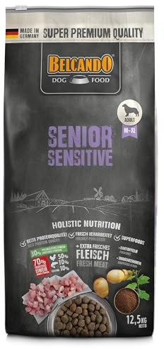 Belcando Senior Sensitive [12,5 kg] Hundefutter | Trockenfutter für ältere & empfindliche Hunde | Alleinfuttermittel für ältere Hunde Aller Rassen