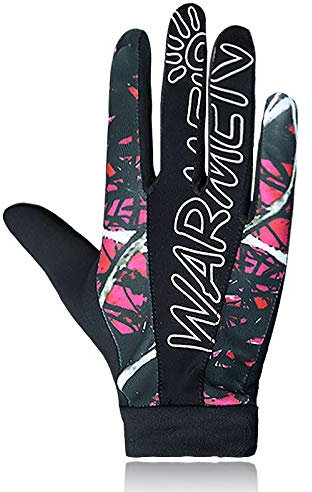 Sonnenschutzhandschuhe UPF50 + Punkte for atmungsaktive dünne Sonnenschutzhandschuhe for den Outdoor-Sport (Color : PINK, Size : S)