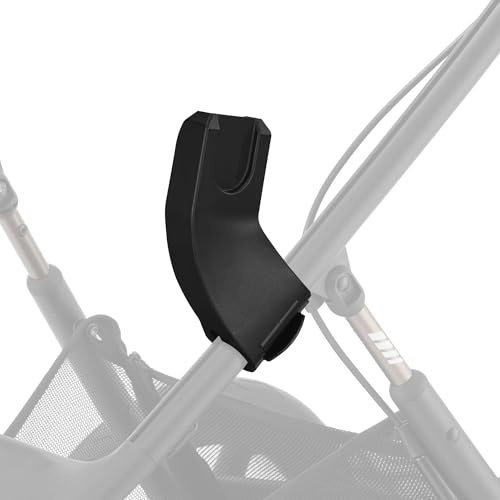 Cybex Adaptador de portabebés para cochecito AVI, Para combinar con portabebés Cybex y portabebés gb, Negro