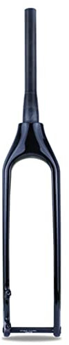 MTB-Gabel 26/27,5/29 Zoll Starrgabel konisch Vollcarbon 15 x 110 mm Steckachse Fahrradgabel Scheibenbremse konisches Rohr gewindeloses Fahrrad