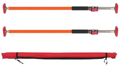 3rd Hand Adjustable Support System, Adjustable Cargo Bar for Pickup Truck Bed, and Drywall - Extends from 35 to 63, 2 Pack Load-Bearing Capacity 264 lb (120 kg)