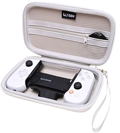 LTGEM case for Backbone One Mobile Gaming Controller, Handheld Gaming Console Portable Travel Holder, Extra Mesh Pocket for Cables Power Bank Accessories