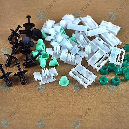40er SET YOU.S Original Zierleisten Seitenschweller Befestigung Clips Spreiznieten - 51711932996