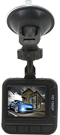 Registratore di guida dash cam con display 1,6 pollici, registrazione Full HD 1080P, design metallico e plastico, funzione loop recording, schermo a colori