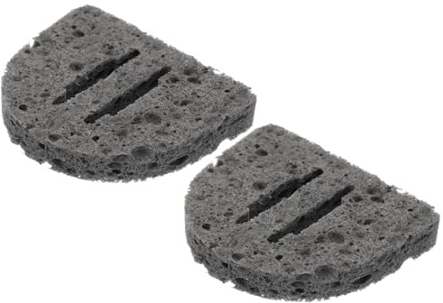 sourcing map 2PCS Soldering Sponge 50 x 60mm 888 Soldering Iron Special Gray-Black Cleaning Pads Welding Tip Iron Replacement for Cleaning Soldering Iron