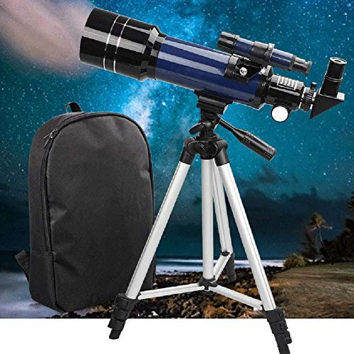 CCKUHN Vollständig beschichteter optischer Glasspiegel für Kinder, Erwachsene und Anfänger, professionelles Astronomieteleskop zur Sternenbeobachtung, tragbares Brechungsteleskop mit Tele