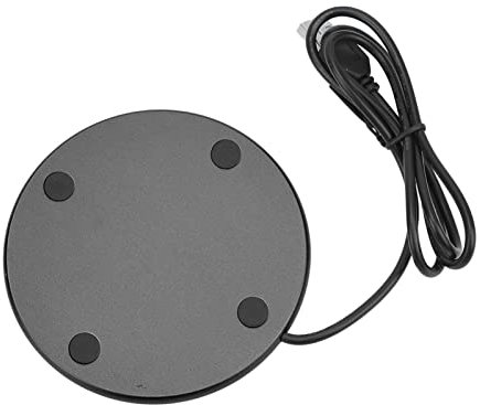 Cocoarm Calentador de Velas USB, Calentador de Tazas de café, Posavasos Inteligente de Temperatura Constante de 55 °C, Calentador de Velas USB Inteligente con Luz Pequeña de 3 Niveles,