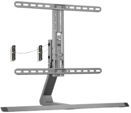 Soporte universal de TV para televisores LCD LED de 43 a 75 pulgadas, altura ajustable, de aleación de aluminio, soporte de televisión con soporte de TV y soporte de montaje