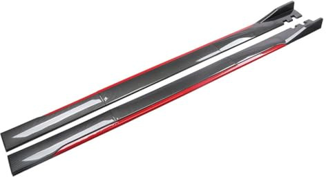 WLLLLa Minigonne Laterali Auto per Alfa Romeo Giulia Stelvio Mito Giulietta Tonale 147 156 159,Protezione Pannello Bilanciere Deflettore Diffusore Spoiler Splitter Esterni Accessori