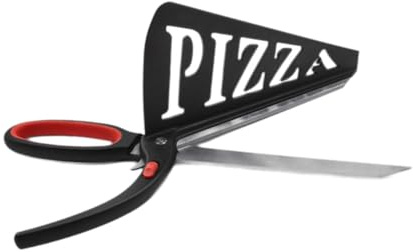 Qianly Ciseaux à Pizza avec Poignée Ergonomique – Outil de Cuisine Pratique, Portable, Professionnel, Multifonctionnel, de Haute Qualité et Facile à Utiliser