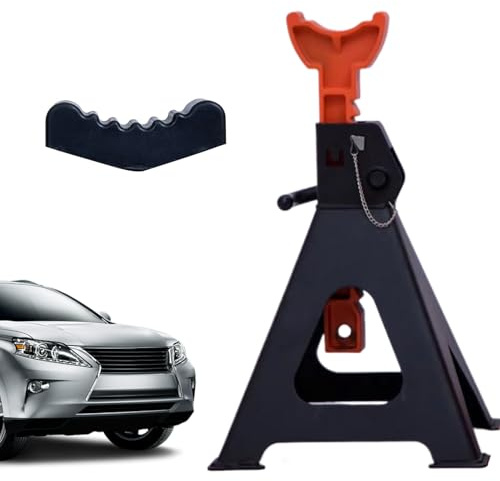 Soportes De Gato De Alta Resistencia | Base de Gato para Coche con Capacidad de 3 Toneladas | Apoyo de Elevación para Vehículos | Uso en Hogar Taller Viaje Campo Camión Autocaravana Moto Garaje Exteri