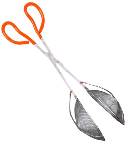 Pince à poisson pour la pêche – Cuillère robuste en acier inoxydable | Porte-poisson, pince à crabe, pour plage, mer, lac, rivière, eau douce, eau salée, carpe, poisson-chat, bar, crabe, crevettes