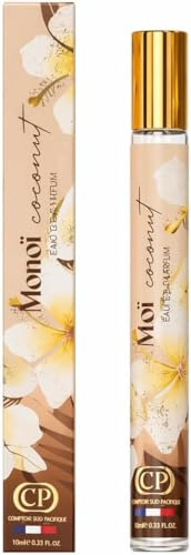 Profumo tascabile Monoï COCONUT 35 ml – CP | Eau de Toilette Donna floreale e solare | Profumo Tiaré Vaniglia Leggera | Formato Nomade Viaggi | Sillage Delicato a lunga tenuta (COCONUT)