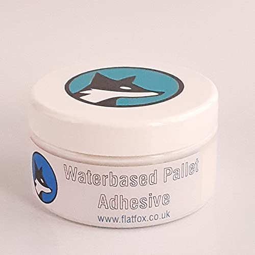 Flat Fox Palettenkleber auf Wasserbasis, Tischtack, Kleber für Siebdruck, weiß, Flüssig, Wasserbasierter Klebstoff, Kleber