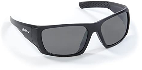 Riley Protective Safety Glasses for Work, Anti-Fog, Anti-Scratch Protective Eyewear with Secure Grip for Industrial and Outdoor Activities