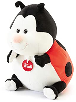 Trudi Coccinelle Molly Peluche Mascottes et Animaux de la Ferme. Cadeau Anniversaire et fête des mères | 17x25x22cm Taille M | Animaux de la Ferme | modèle 23561