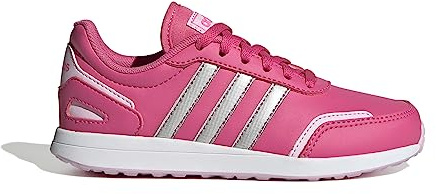 adidas Unisex - Bambini VS Switch 3 Lifestyle Running Lace Shoes, pulse magenta/silver met/orchid fusion, 38 EU