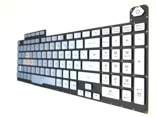 T-ProTek DEUTSCHE - Silber Tastatur Keyboard Beleuchtung kompatibel für Asus ROG Strix G G731GV-EV015