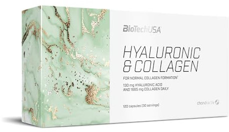 BIOTECHUSA HYALURONIC & COLLAGEN, 120 CAPSULAS