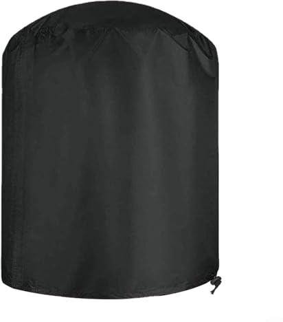 Funda redonda para parrilla de barbacoa, diseño impermeable para una fácil limpieza y mantenimiento (71 x 56 cm, circular)