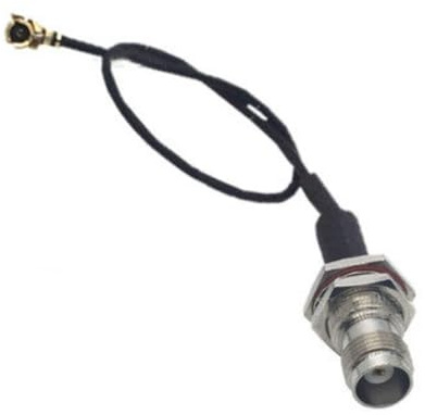 QSBVSO 1.13. IPX U.FL IPEX. a TNC. Connettore jack femminile. Rf. Cavo coassiale del ponticello della coassiale 1.13 mm(1.5m)