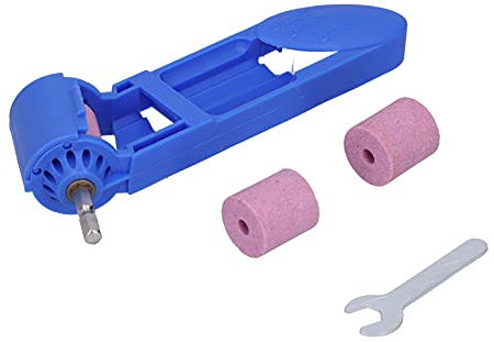 Handheld Drill Bit Sharpener | Straight - Shank Twist - Drill Grinding Tool | Self - Centering Corundum Wheel/Portable / 171g Lightweight