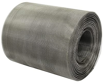 1mm Hole Rodent Mesh - Stainless Steel Wire Mesh Roll to Block Rats and Mice - 10m x 150mm Roll (1 Pack) Rat Mesh for Blocking Vents, Airbricks, Cracks, by The Mesh Company