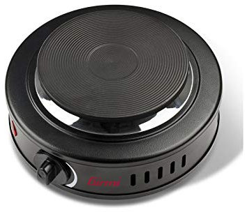 Girmi, PE16, Placa eléctrica, Placa de hierro fundido, Ajuste de temperatura, 500 W, Singola diámetro 11 cm