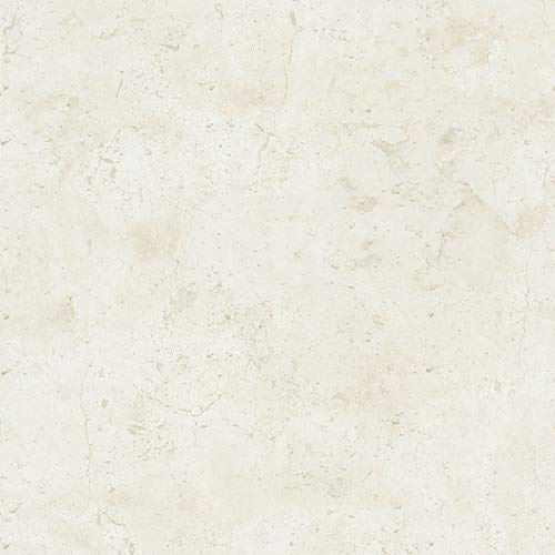 Vlies Betontapete in Crème Weiß | Moderne Tapete in Betonoptik mit Vinyl ideal für Küche und Schlafzimmer | Helle Vliestapete im Industrial Style | Rolle (10,05 x 0,53 m) = 5,33 m²