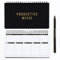 Scribbles That Matter 2025 weekly planner spiral bound (Undated) + Free Pen! | Your Daily weekly monthly productivity planner with habit tracker für Büroarbeiten | 55 Weeks (29x17.2”)