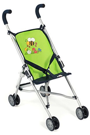 Puppenbuggy Roma, Puppenwagen, Mini-Buggy, Bumblebee, Navy-grün