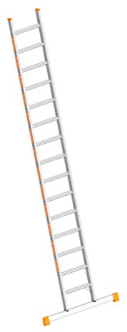 Anlegeleiter 1x15 Stuf. L4,00m mit Traverse Layher 1042.015