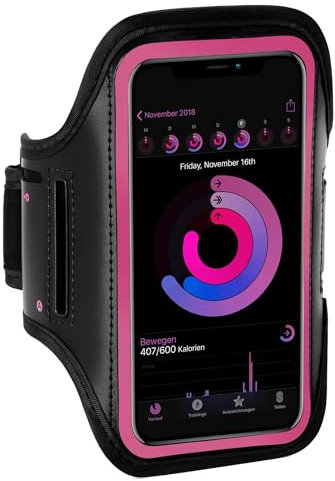 ONEFLOW Workout Case für Google Pixel 7 Sportarmband zum Joggen mit Touch Fenster, Handy Armband für Sport und Outdoor, Handyhalterung für den Arm, Lauftasche Jogging, Pink