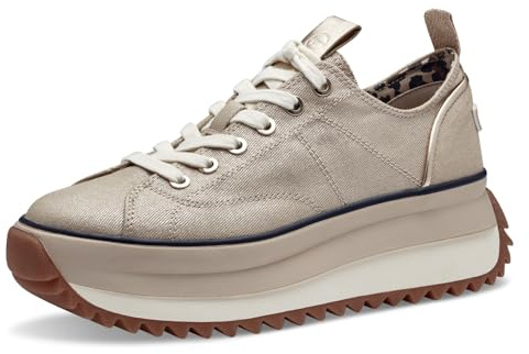 Tamaris dam 1-23731-41 sneakers, ljust guld, 40 EU