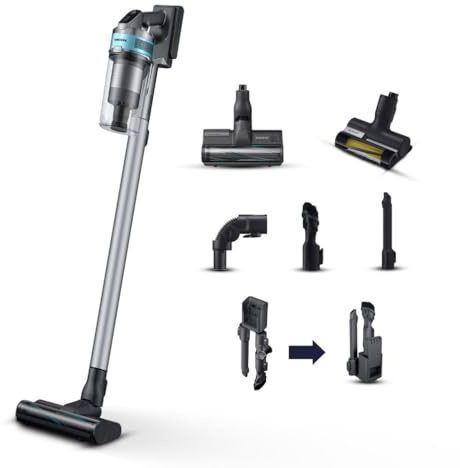 Samsung Balai électrique VS20C852FTB/WA Jet 85 Premium, puissance 210W, aspirateur sans fil, jusqu'à 60 min d'autonomie