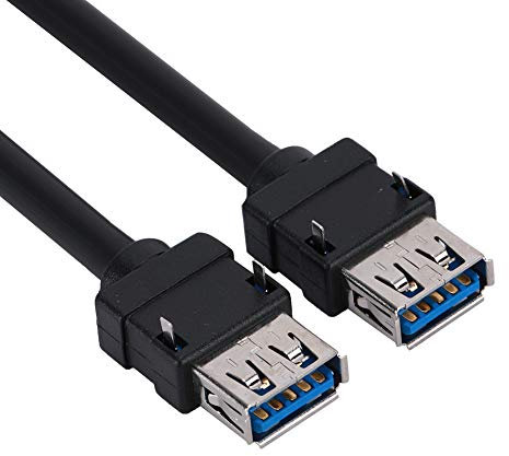 Tbest USB3.0 19/20PIN Desktop Front Motherboard Panel Mount Cable with Fixed Feet,Computer Accessories & Peripherals Desktop And Peripheral (#1)